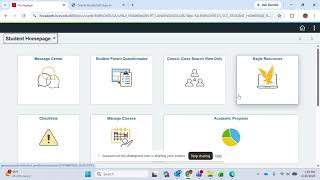 Student Navigation page