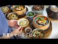 # 157 蒸籠で楽しむ初夏の食卓｜白身魚蒸しと新茶ごはん｜そら豆のお餅【暮らしと食のvlog】Steamed Summer Table