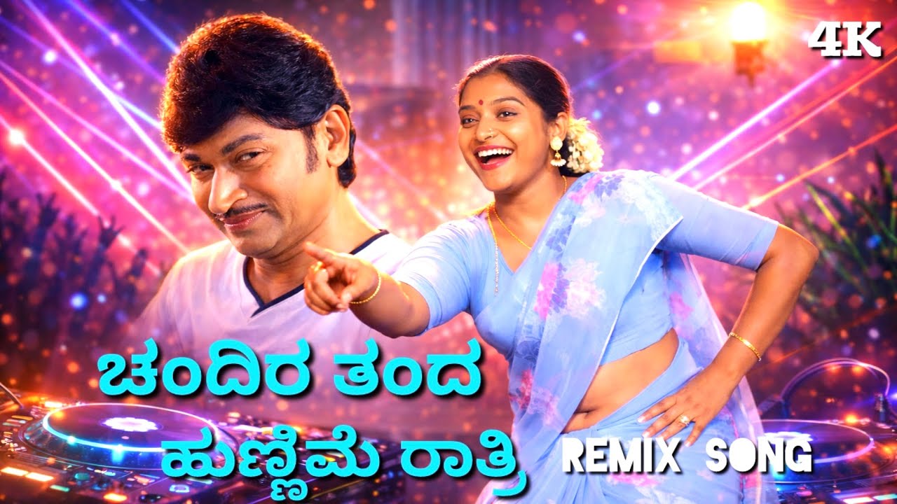 ಚಂದಿರ ತಂದ ಹುಣ್ಣಿಮೆ ರಾತ್ರಿ - Chandira Thanda Hunnime Ratri Remix - Dj Song ❤️ | Dr Rajkumar | Remix 