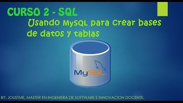 SQL CURSO 2 - Uso de MySQL (crear bases y tablas)