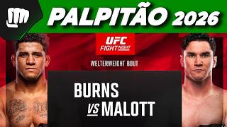 DURINHO vs MALOTT - PALPITÃO UFC - GILBET DURINHO BURNS vs MIKE MALOTT