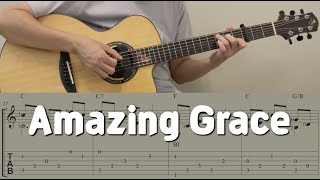 Amazing Grace (Guitar) [Notation + TAB]