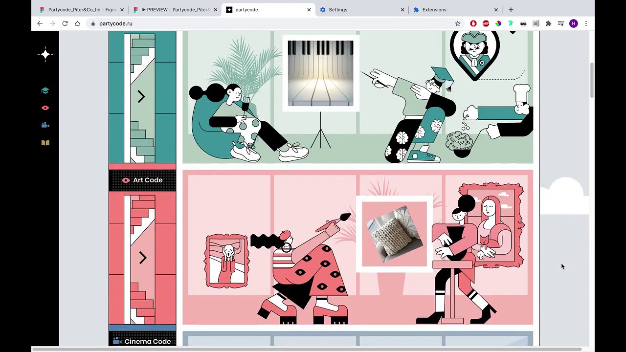 Party Code Developer Party_code_main page - YouTube