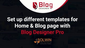 How To Setup Different Templates For Multiple Blog Pages | Blog Designer Pro