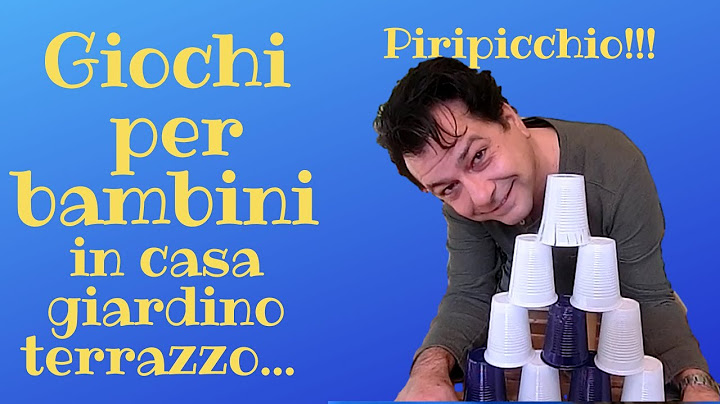 Piripicchio. Dai 6-7 ai 12 anni. Giochi per bambini da fare in casa, giardino, terrazzo.