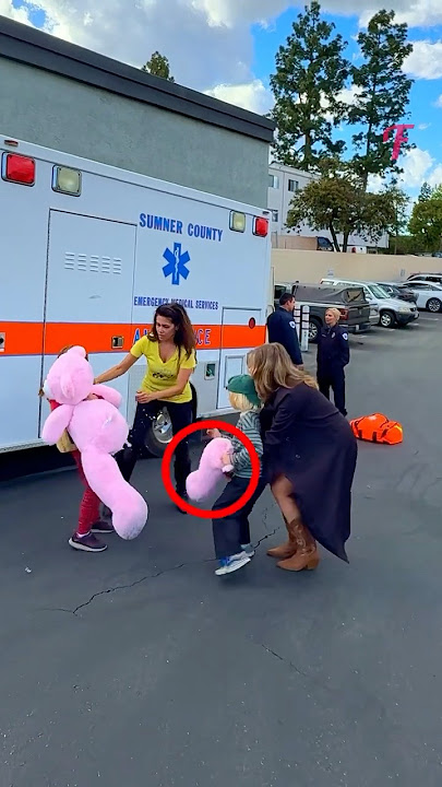 Rude Boy Tore Her 🧸 Teddy Bear Apart…Then 🚑 Paramedics Did THIS! #kindness