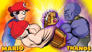 SUPER MARIO vật tay THẮNG THANOS KHOAI TÍM !!! (Thánh Vật Tay) | Arm Wrestling Clicker ✔ screenshot 3