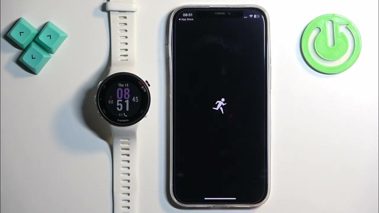 how-to-pair-garmin-forerunner-45s-with-iphone-youtube
