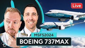 This Is How REAL Pilots Actually Fly a 737 MAX - LIVE
