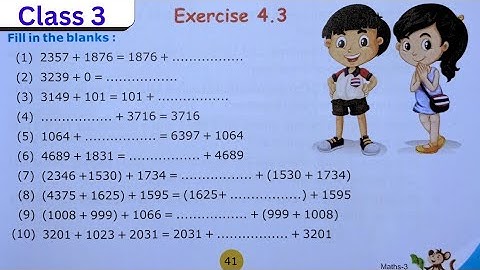 Class 3 Maths Addition || Properties of addition || Addition Worksheet for Grade 3