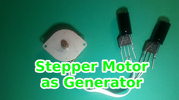 How to use a Stepper Motor as Generator