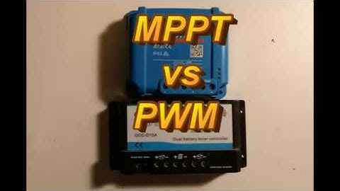 MPPT vs PWM