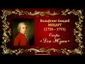В.А.Моцарт. Опера "Дон Жуан". Темы для викторины по музыкальной литературе