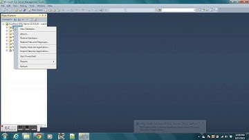 SQL Server restore .bak file