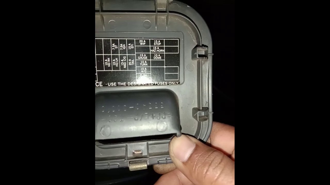 Skema sekring mobil kijang #Lgx #krista #kapsul