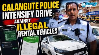 Calangute Police Intensify Drive against Illegal Rental Vehicles