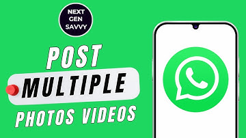 HOW TO POST MULTIPLE PHOTOS VIDEOS AS WHATSAPP STATUS