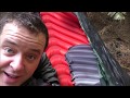 Using a camping mattress as a hammock underblanket? A look the Hammock V + static v lux from Klymit