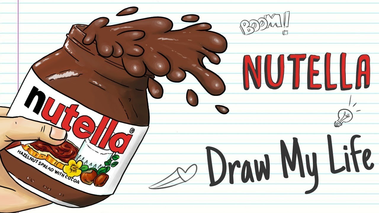 Nutella Drawing / Nutella killer spoon personalized spoon with name and