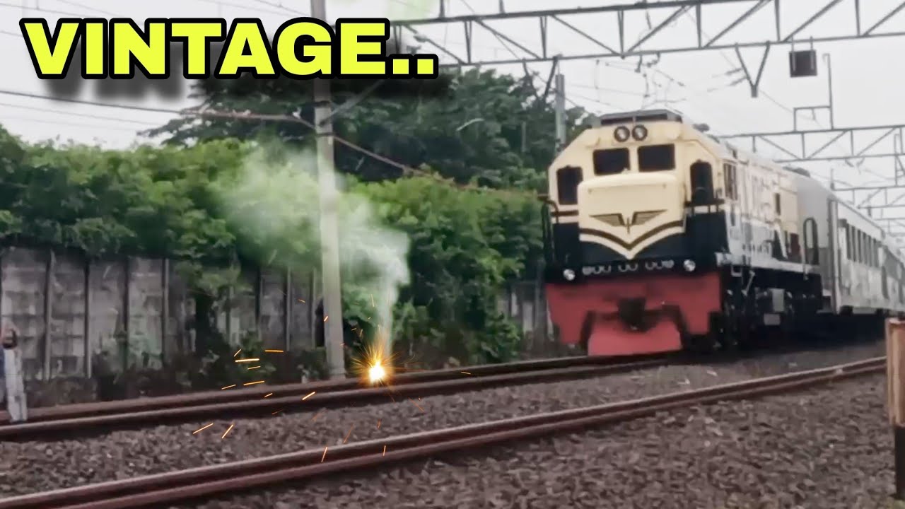 KERETA API PANJANG VINTAGE❗️KERETA API CEPAT | KERETA API INDONESIA | KERETA API TUT TUT TUT.