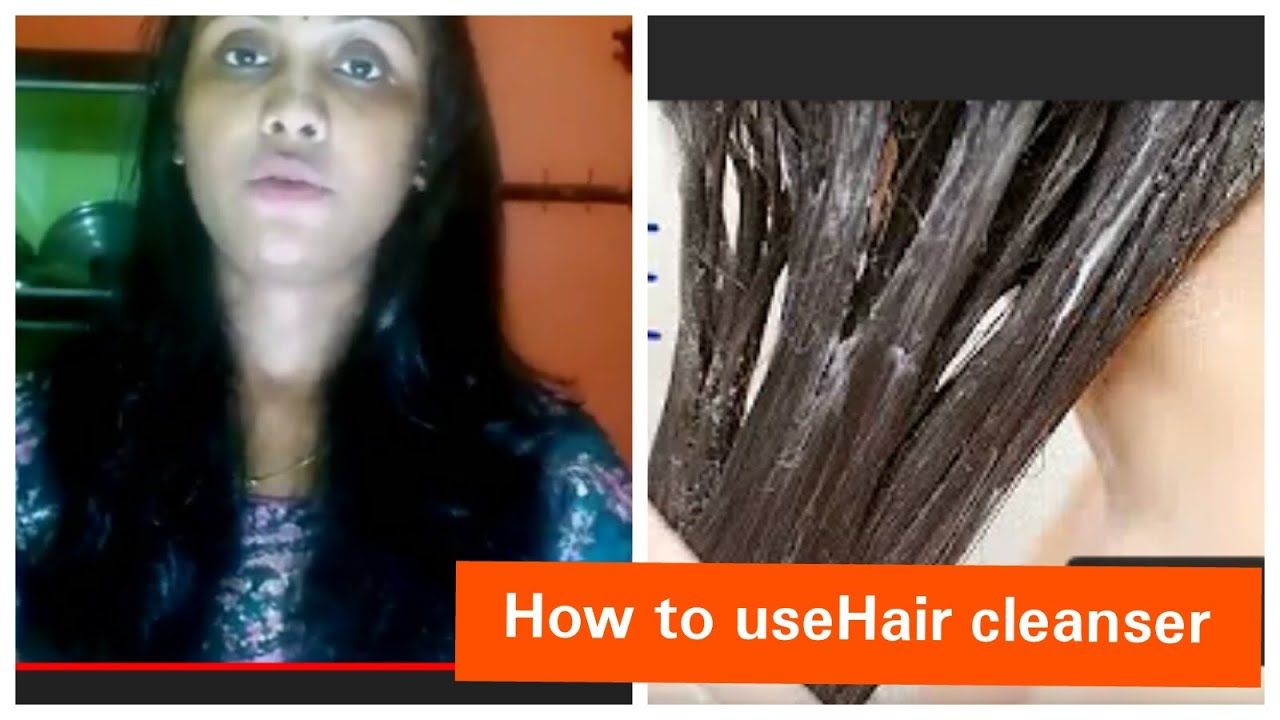 How to apply hair cleanser /hair cleanser se balo ko kese Clean kare