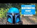 Custom deathwatch paint job on black series boba fett helmet