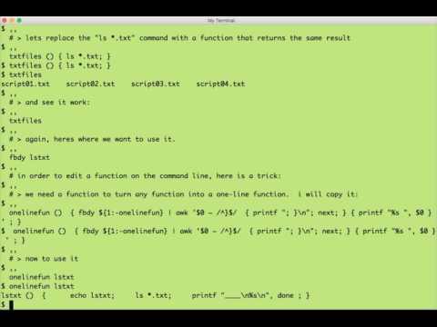 Shell Functions - 04