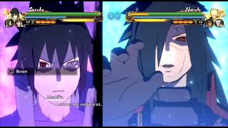 NEW INDRA , MADARA and SASUKE APOCALYPSE Team Ultimate Jutsu ! NARUTO STORM CONNECTION