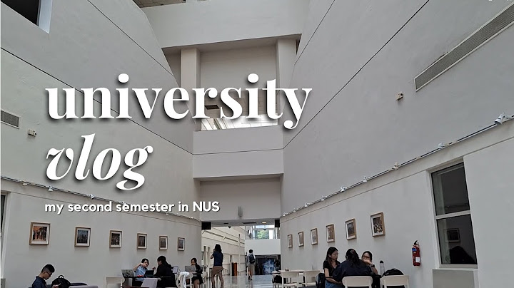sunny singapore vlog ☀️ | first year done in NUS CS: moving into accoms & attending class 💻