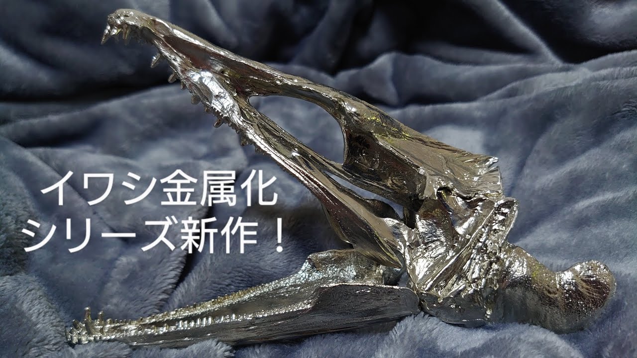イワシ金属化シリーズの新作開封動画 博物館ふぇすてぃばる - YouTube