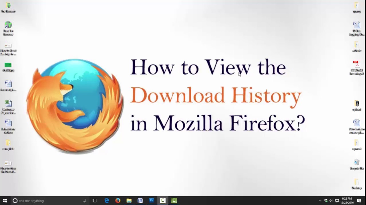 How You can View the Download History in Mozilla Firefox YouTube