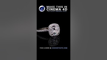 Render Jewelry in C4D⭐Tutorial + Project File