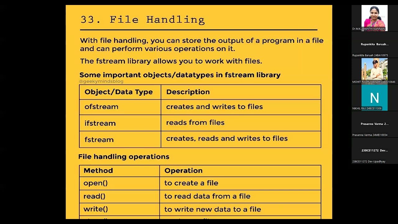 Sequential and Random Files in C++ Writing and Reading Objects into and from C++ Files