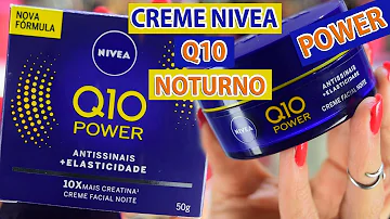 Como usar o Nívea Q10 noite?