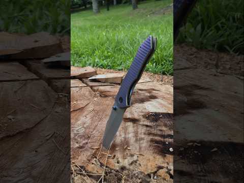 WE Knives Highfin XL Stump Test