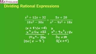 Dividing Rational Expressions