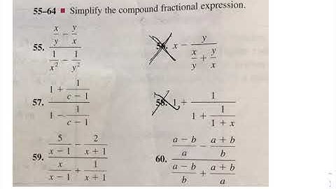 Unit 6 video 3 simplifying complex rational expressions AKA double fractions