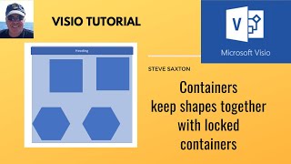 This video explains how to use containers in Microsoft Visio. [Containers] Ms Visio Tutorial Lesson 17 Containers