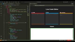 How to make a code editor with HTML, CSS and JS How to make a code editor