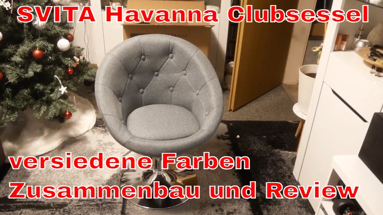 SVITA Havanna Clubsessel verschiedene Farben - Zusammenbau und Review