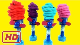 Learn Colors Play Doh Pop Ups Candy Surprise Toys Finger Family Nursery Rhymes Best Learning Colors