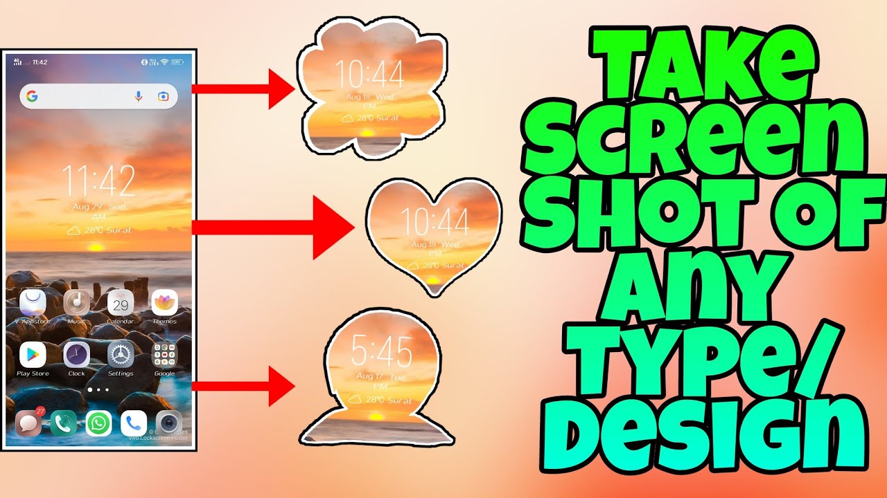 Take screen shot of any type/design | Just Karo Na