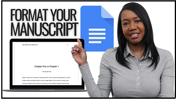 How to Format Your Manuscript in Google Docs - 2025 Update