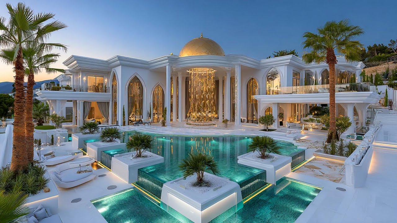 This $100M Mansion Blends Arabian Royalty with Andalusian Charm – INSANE!