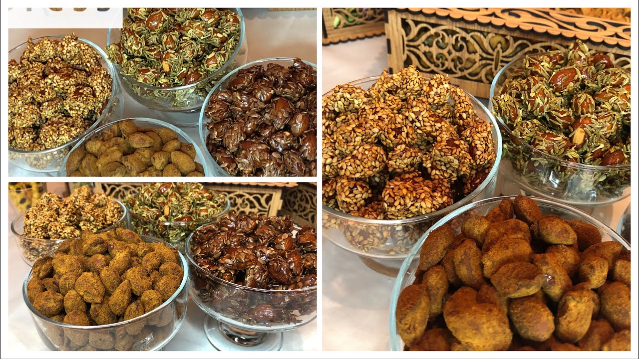 اللوز كراميليزي بنكهات مختلفة