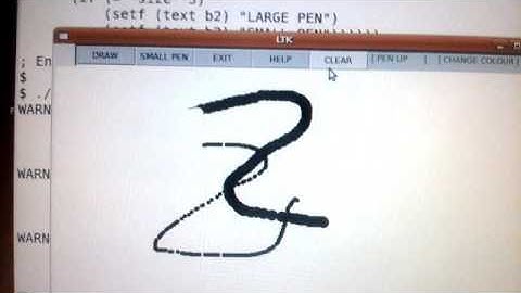 LISP/ LTK "Sketch" Program