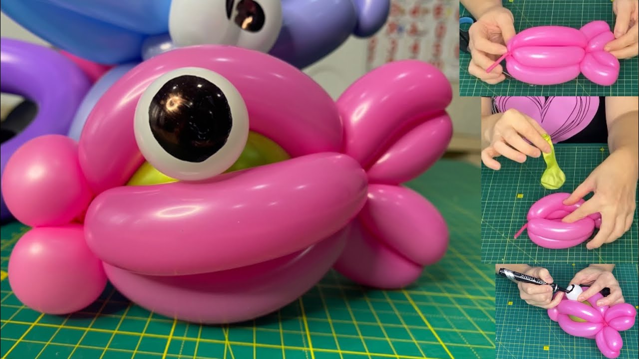 Balloon fish. How to make. Easy way. Tutorial - YouTube