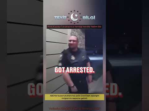 Polis Kuryeyi Tutuklayınca Yemeği Kendisi Teslim Etti