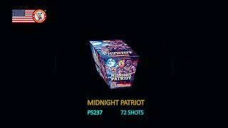MIDNIGHT PATRIOT P5237 WINDA FIREWORKS 2027 NEW ITEMS