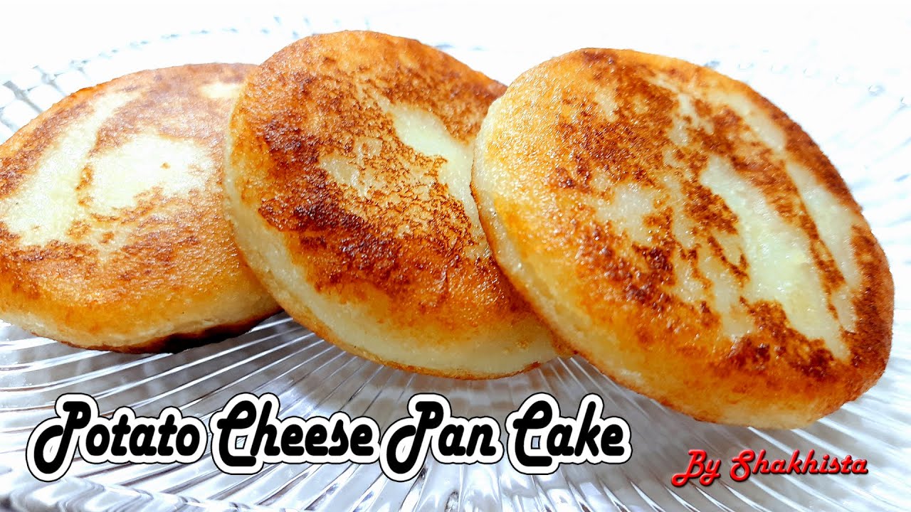 Eggless Gluten Free Homemade Potato Cheese Pancake Simple and Easy